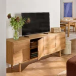 Merto 72_ Media Unit - Natural Oak