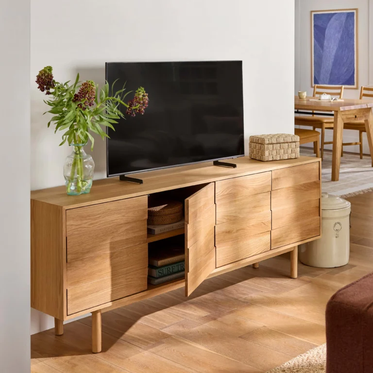 Merto 72_ Media Unit - Natural Oak