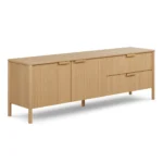 Liv 74.5_ Media Unit - White Oak