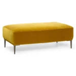 Abisko 45.5_ Velvet Ottoman - Plush Yarrow Gold