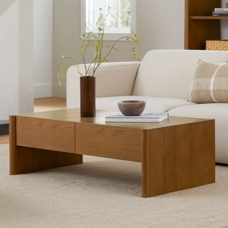 Torme 48_ Storage Coffee Table - Smoked Oak