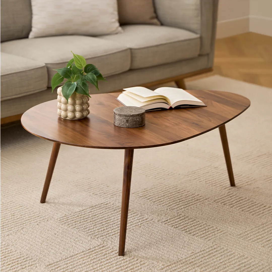 Amoeba 42.5_ Coffee Table - Walnut - Image 2