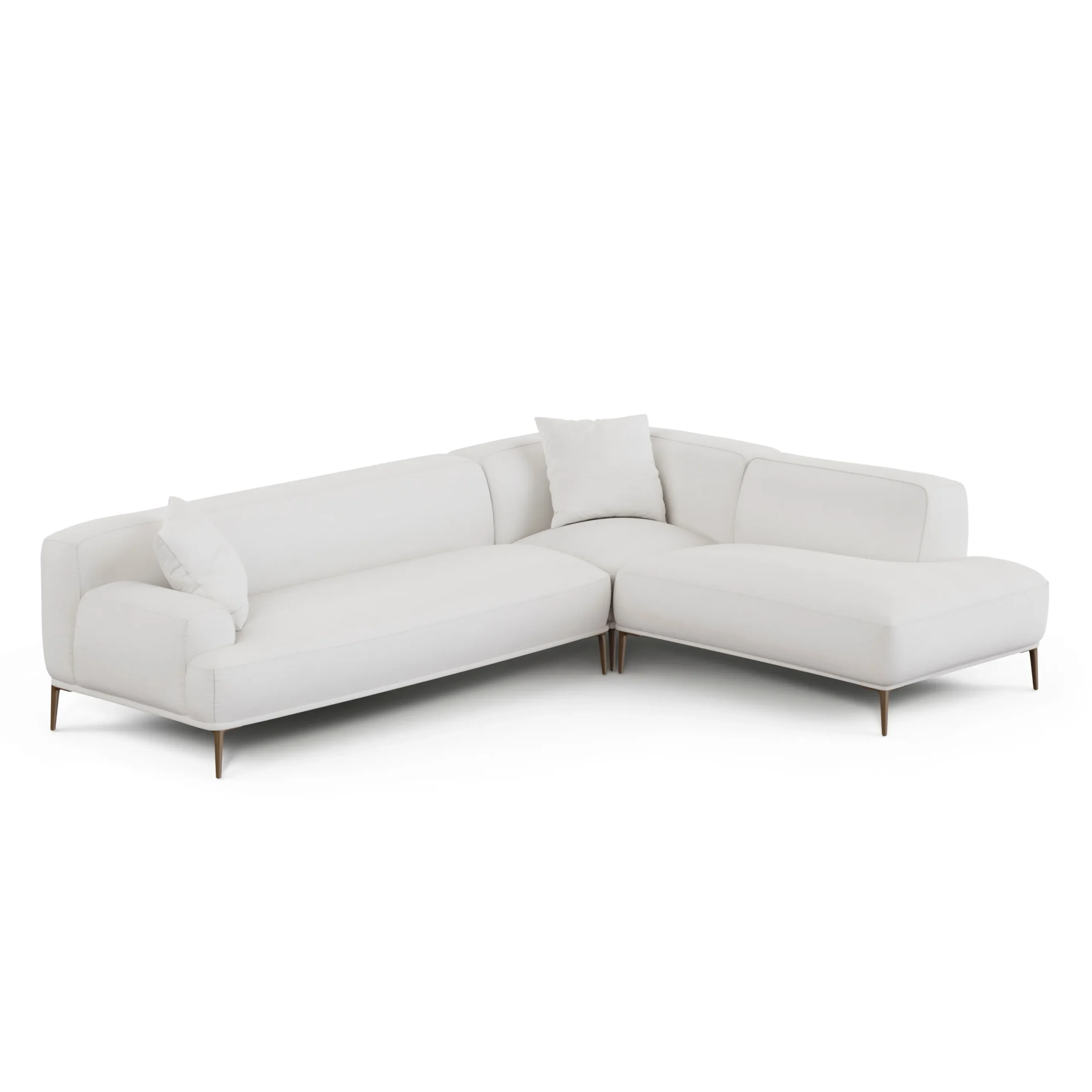 Abisko 113_ Right L-Shaped Sectional - Quartz White - Image 2