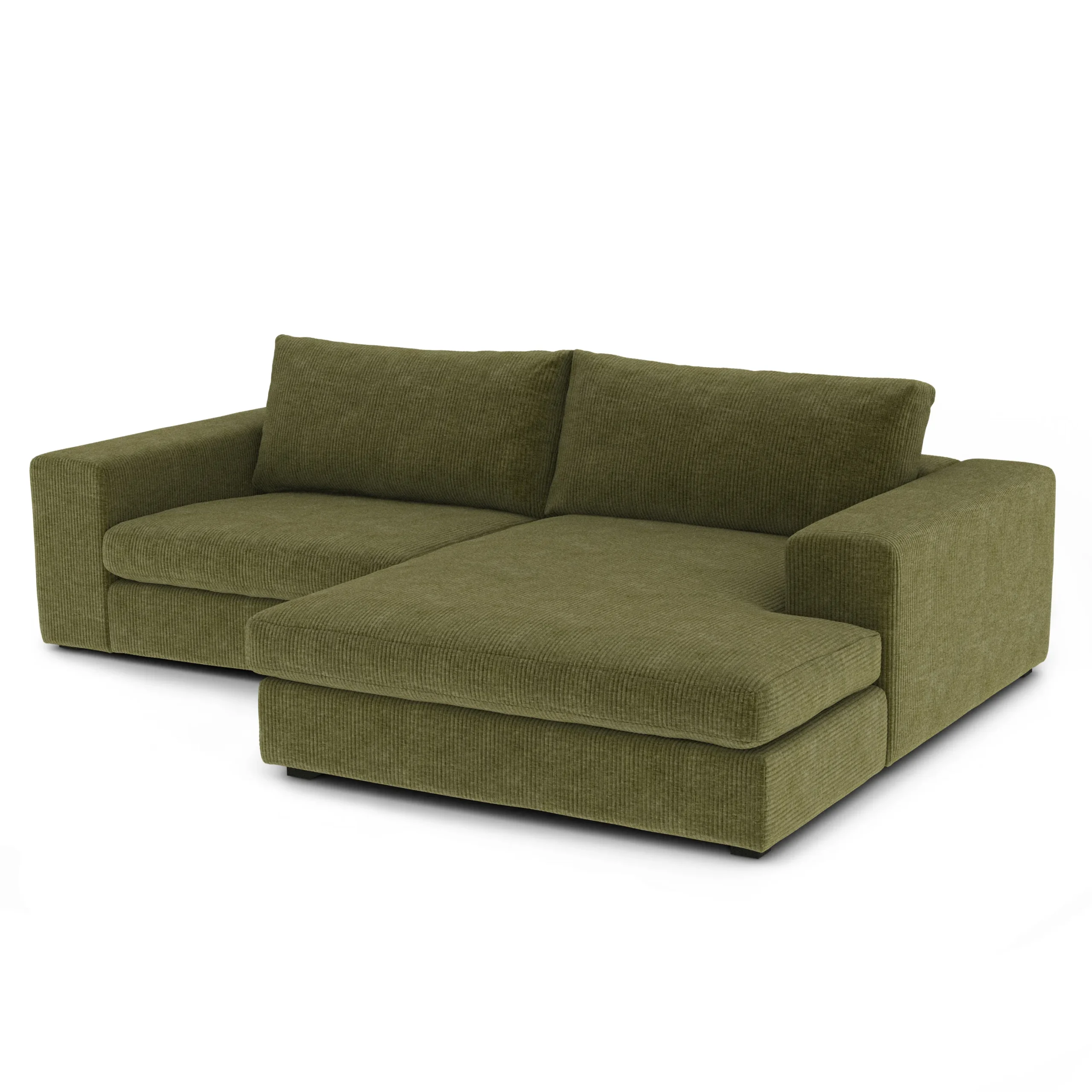 Beta 98_ Modular Right Chaise Sectional - Cypress Green - Image 2