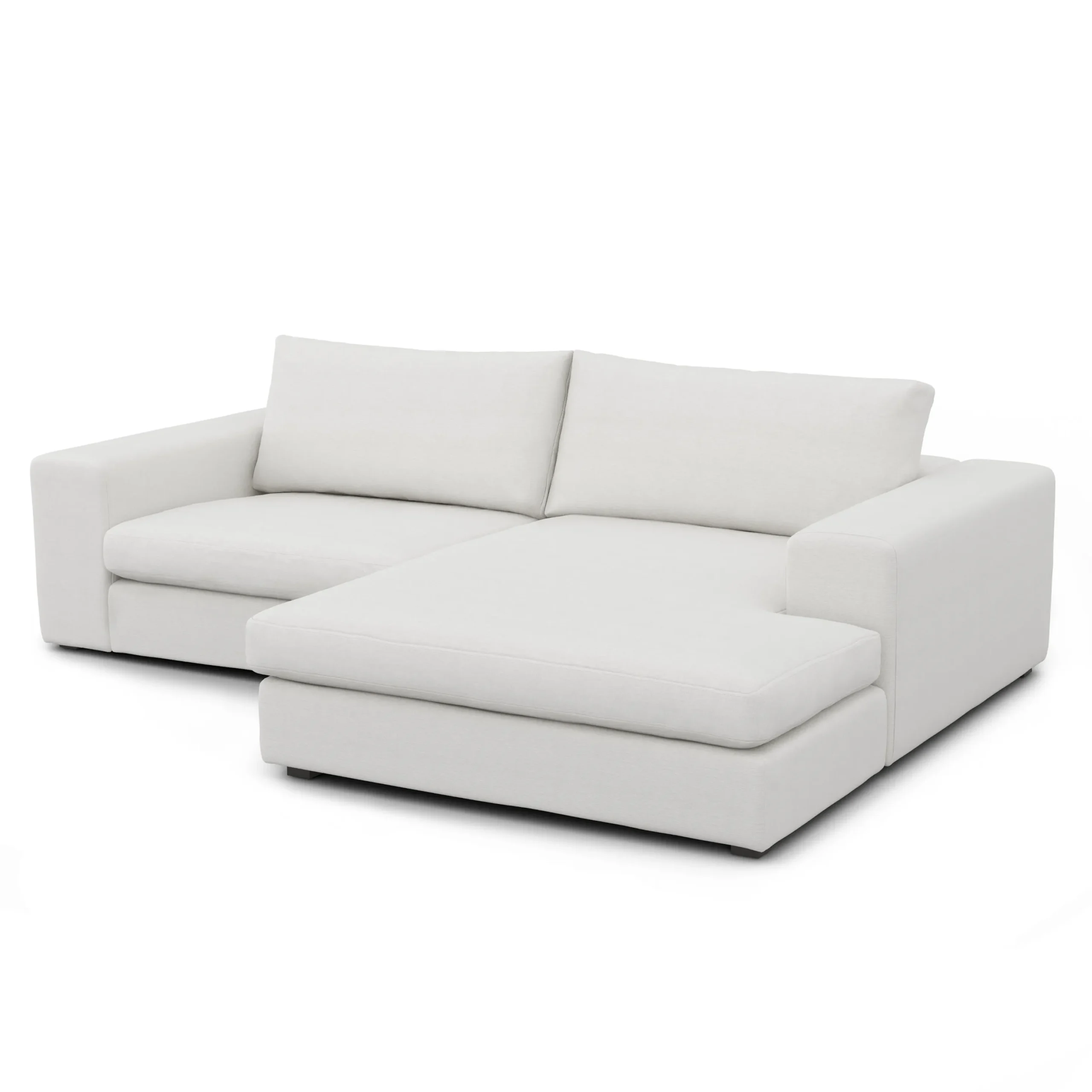 Beta 98_ Modular Right Chaise Sectional - Quartz White - Image 2
