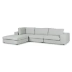 Beta 133.5_ Left Modular Sectional - Welsh Gray