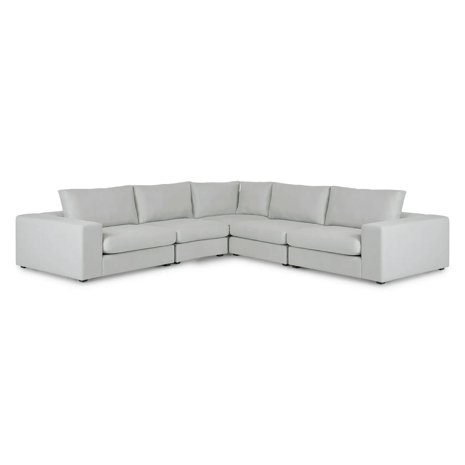 Beta 133.5_ Modular Corner Sectional - Welsh Gray - Image 2