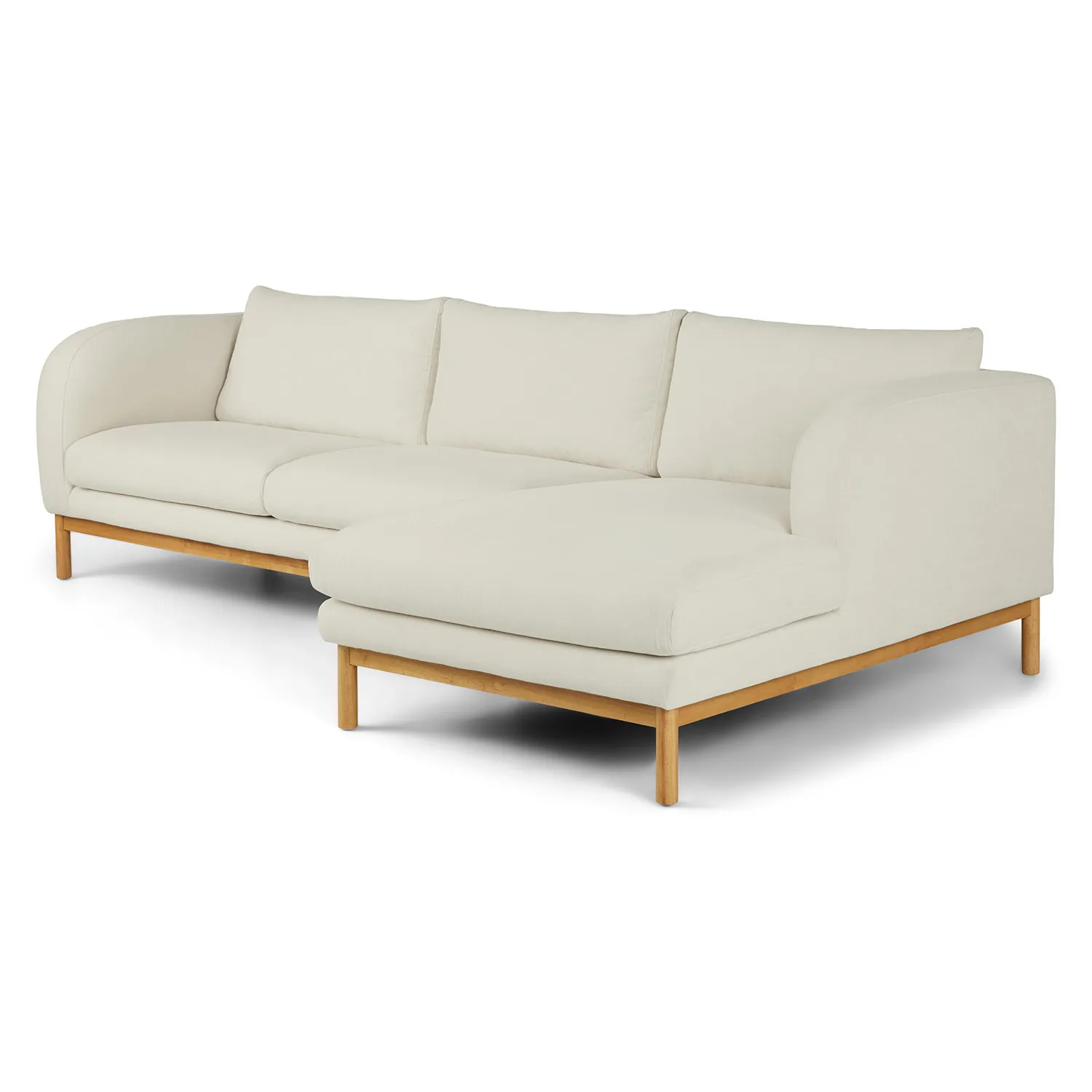 Kinso 115_ Right Sectional - Buckler Ivory - Image 2