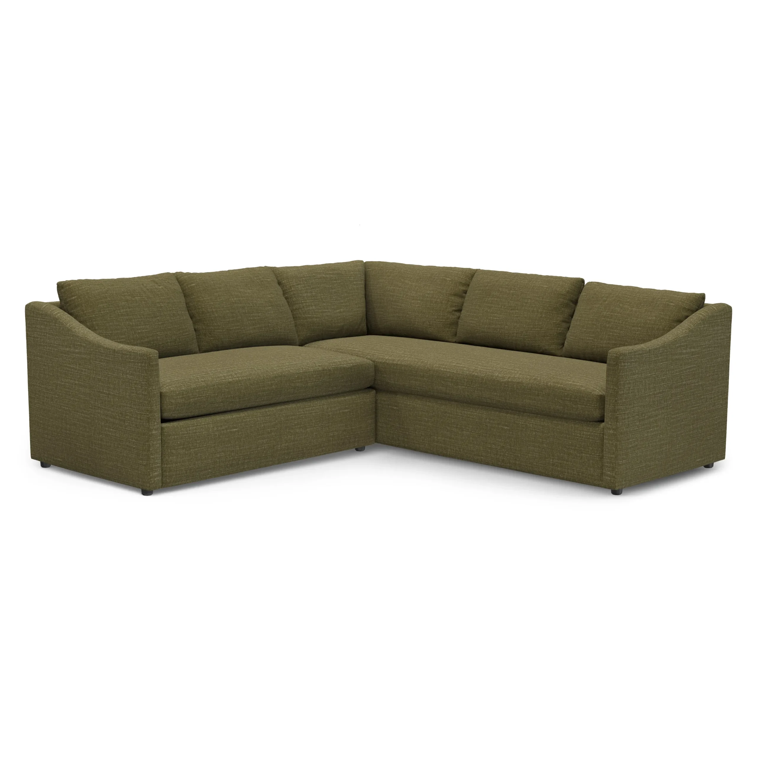 Landry 91_ Corner Sectional - Napa Moss - Image 2