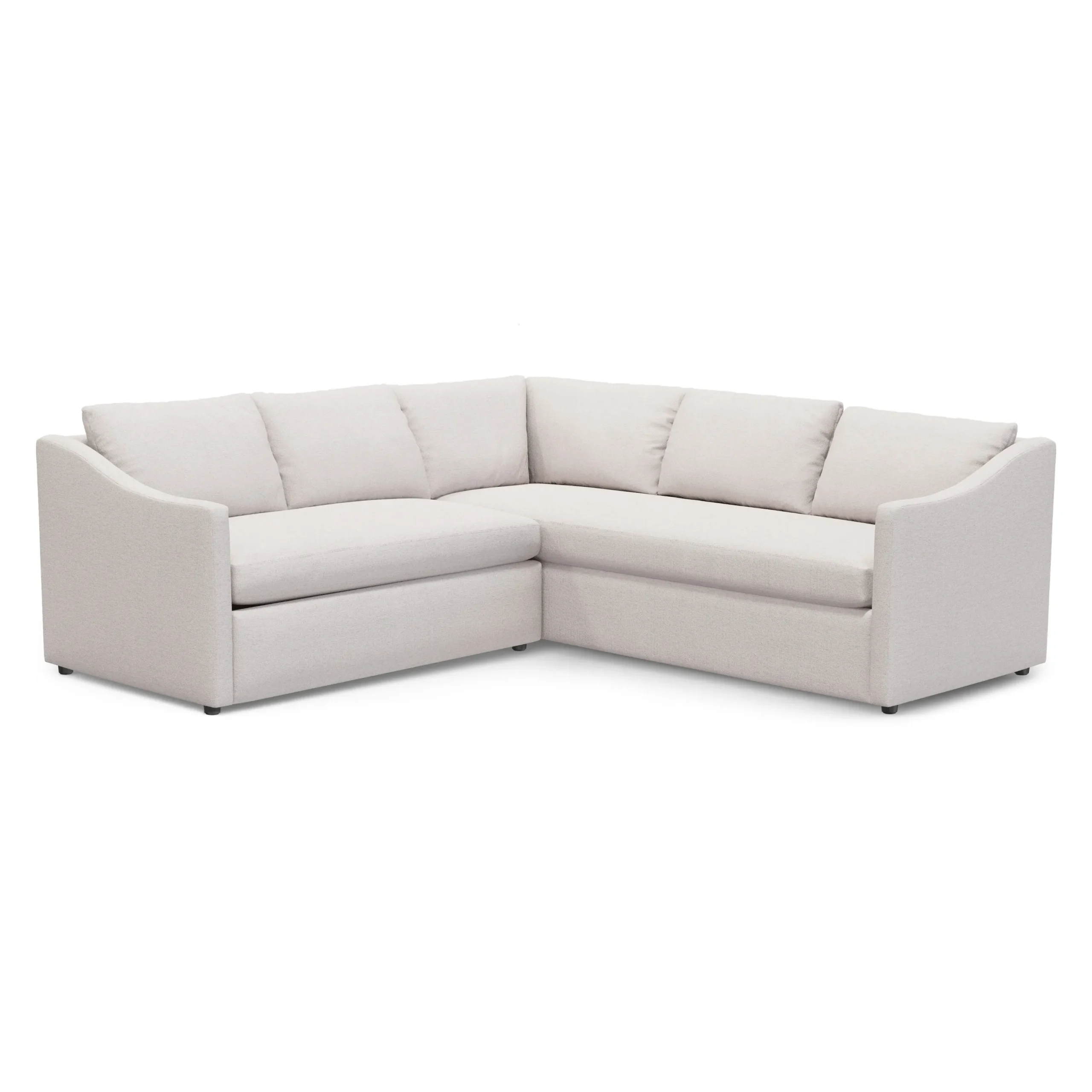 Landry 91_ Corner Sectional - Napa White - Image 2