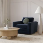 Riley 42_ Grand Velvet Swivel Chair - Hale Ink