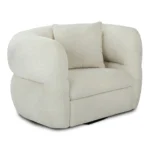 Quinn 40.5_ Swivel Lounge Chair - Nouna Pearl