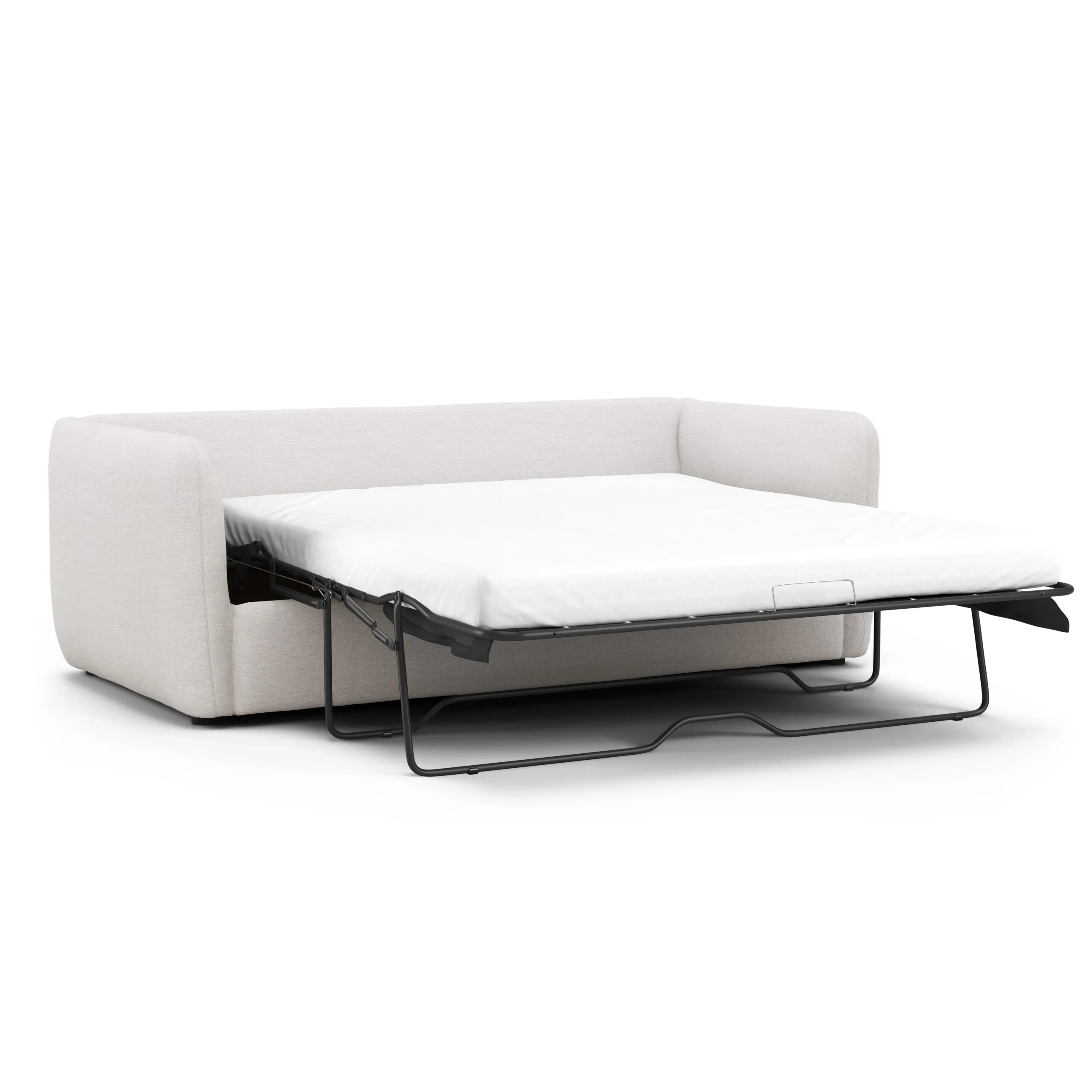 Leigh 86_ Reversible Storage Sleeper Sectional - Silver Gray - Image 3