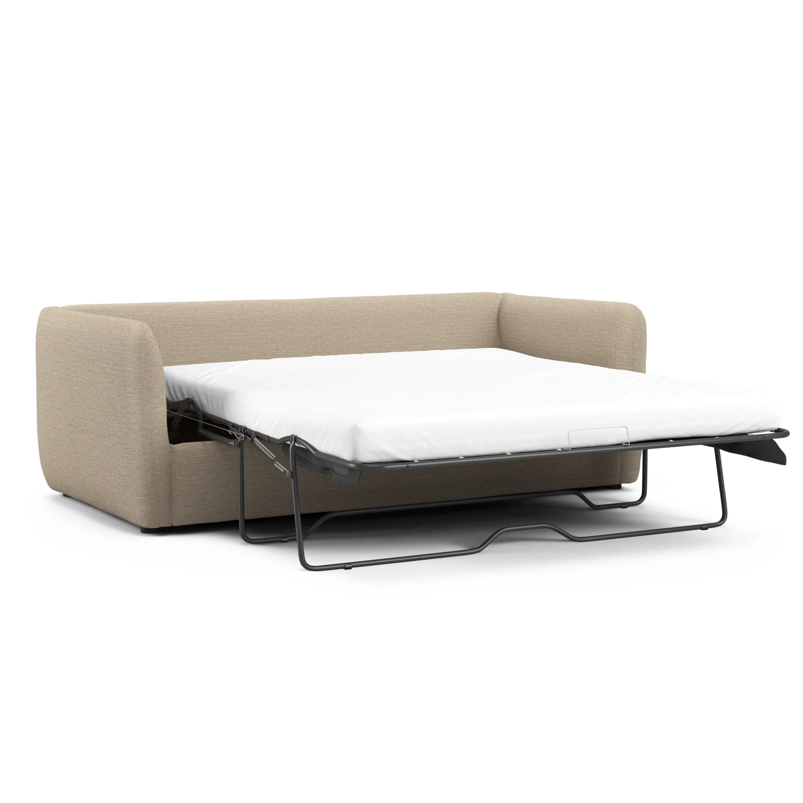 Leigh 86_ Reversible Storage Sleeper Sectional - Silver Taupe - Image 3
