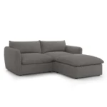 Leigh 92_ Modular Sectional - Silver Gray