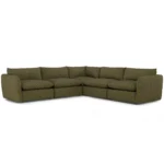 Leigh 126_ Modular Corner Sectional - Napa Moss