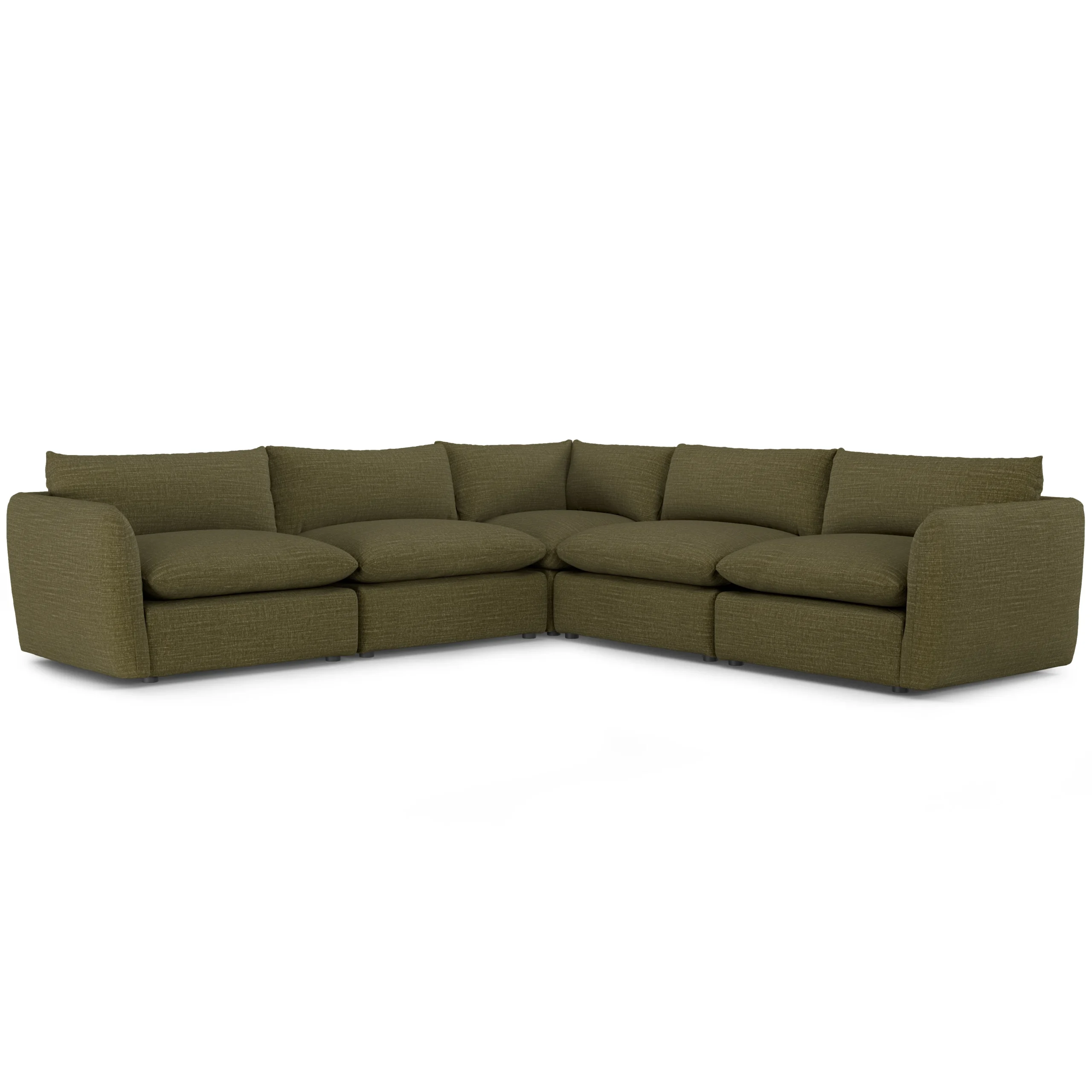 Leigh 126_ Modular Corner Sectional - Napa Moss - Image 2