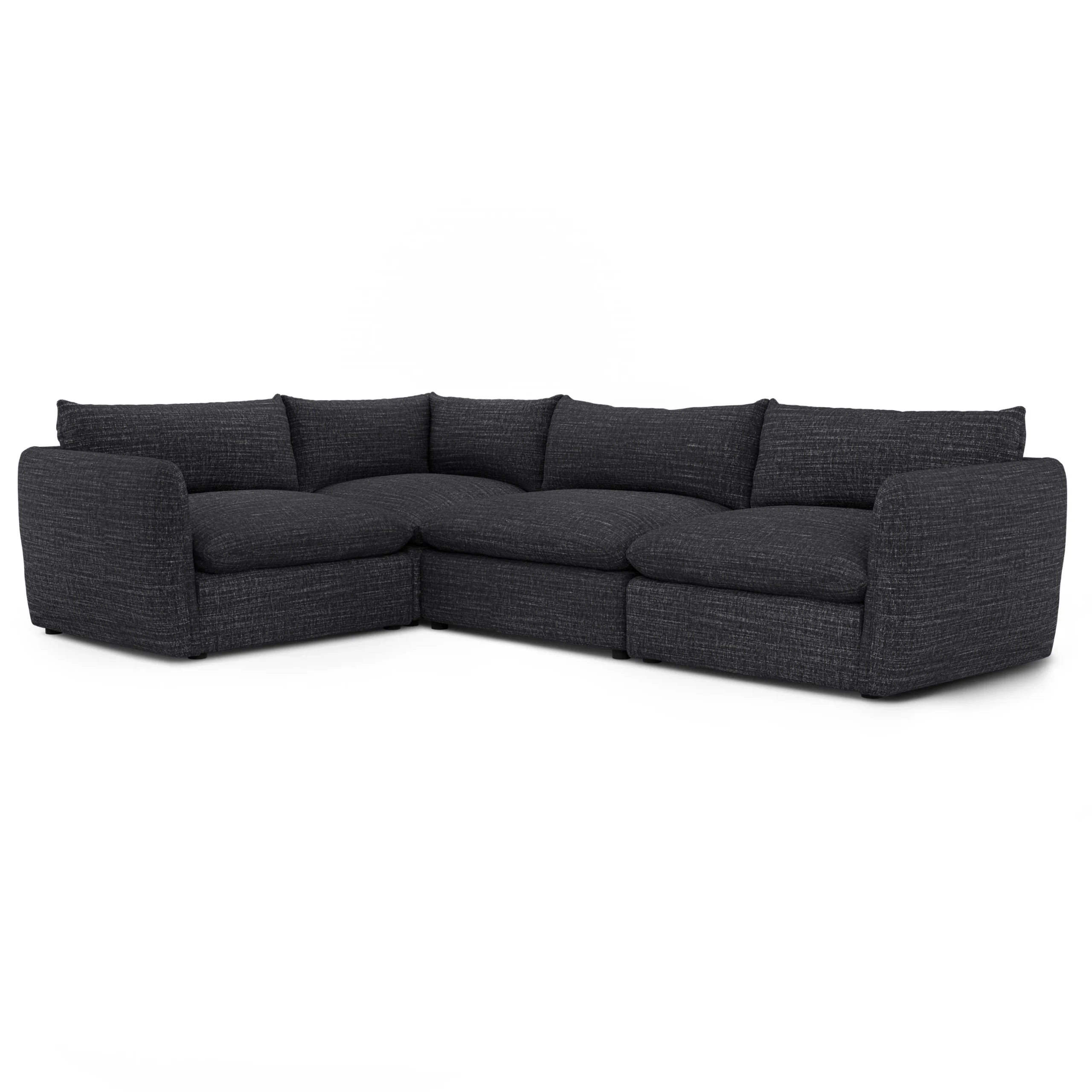 Leigh 126_ Modular L Sectional - Napa Charcoal - Image 2