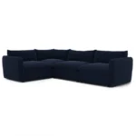 Leigh 126_ Velvet Modular L Sectional - Hale Ink
