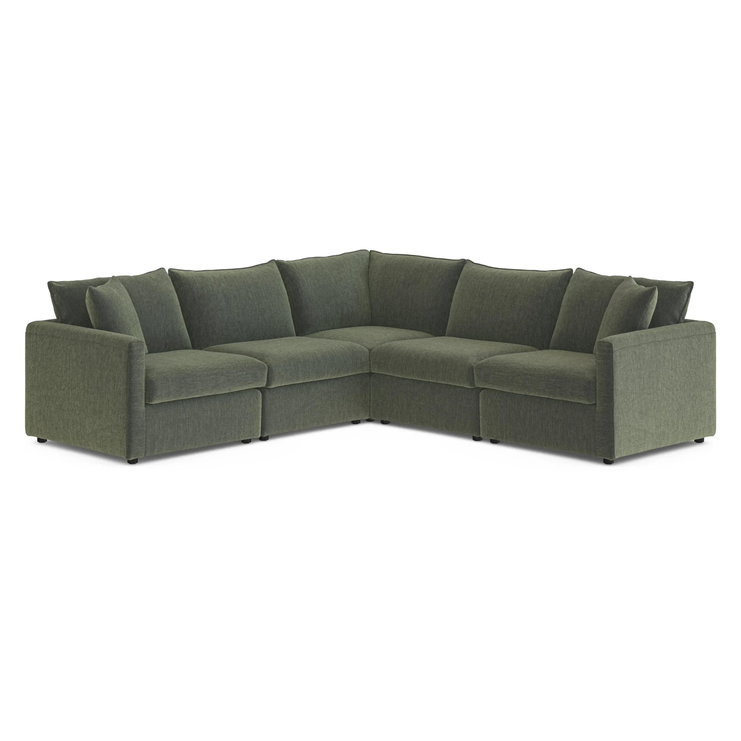 Lenae 105.5_ Corner Sectional - Eleos Green - Image 2
