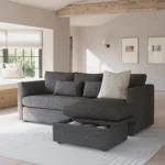 Marina 90_ Reversible Storage Sleeper Sectional - Napa Moss