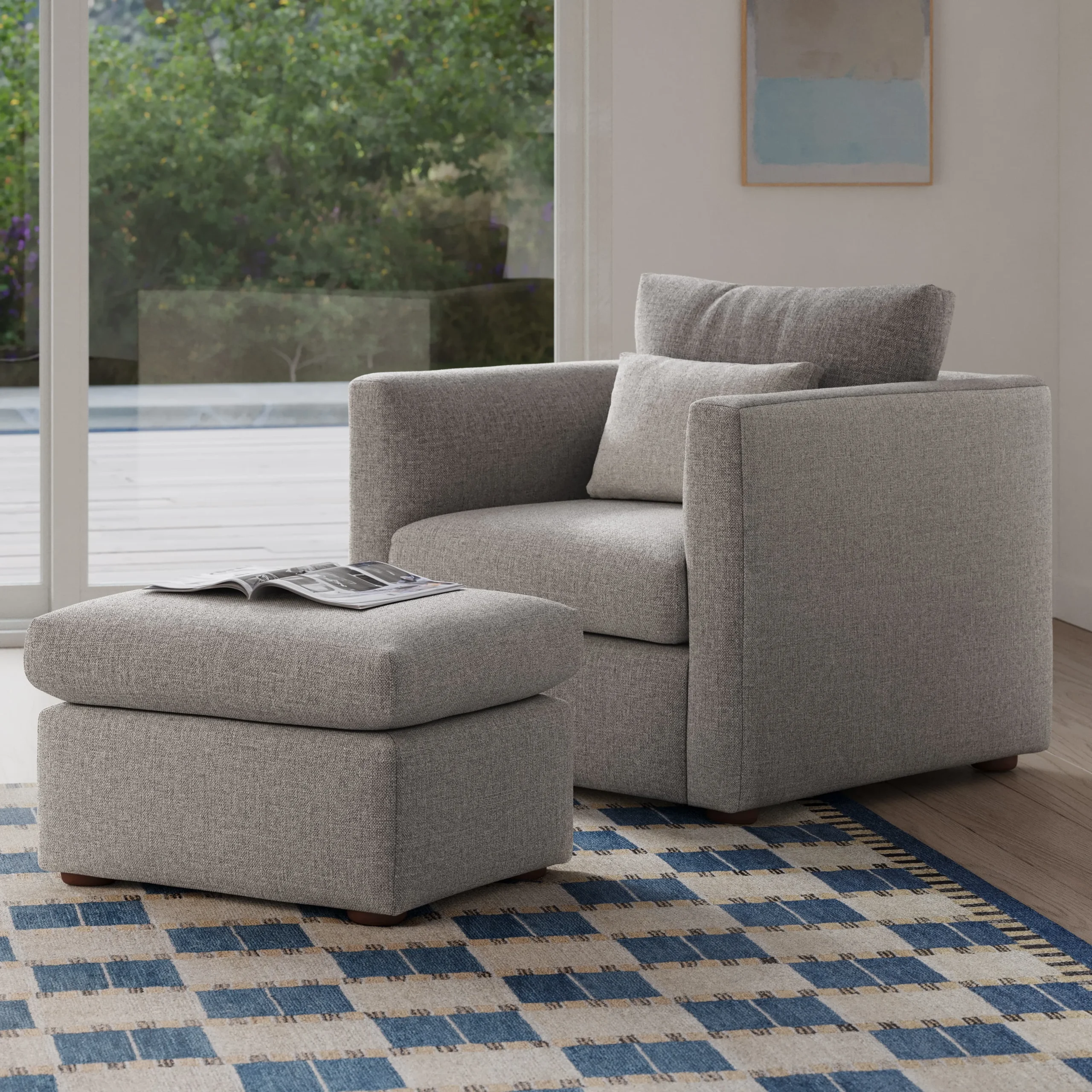 Marina 38_ Lounge Chair - Hestia Gray - Image 3