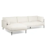 Olsen 110_ Left Sectional - Ratine Ivory
