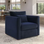 Marina 38_ Velvet Lounge Chair - Hale Ink
