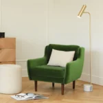Matrix 30.5_ Velvet Lounge Chair - Grass Green