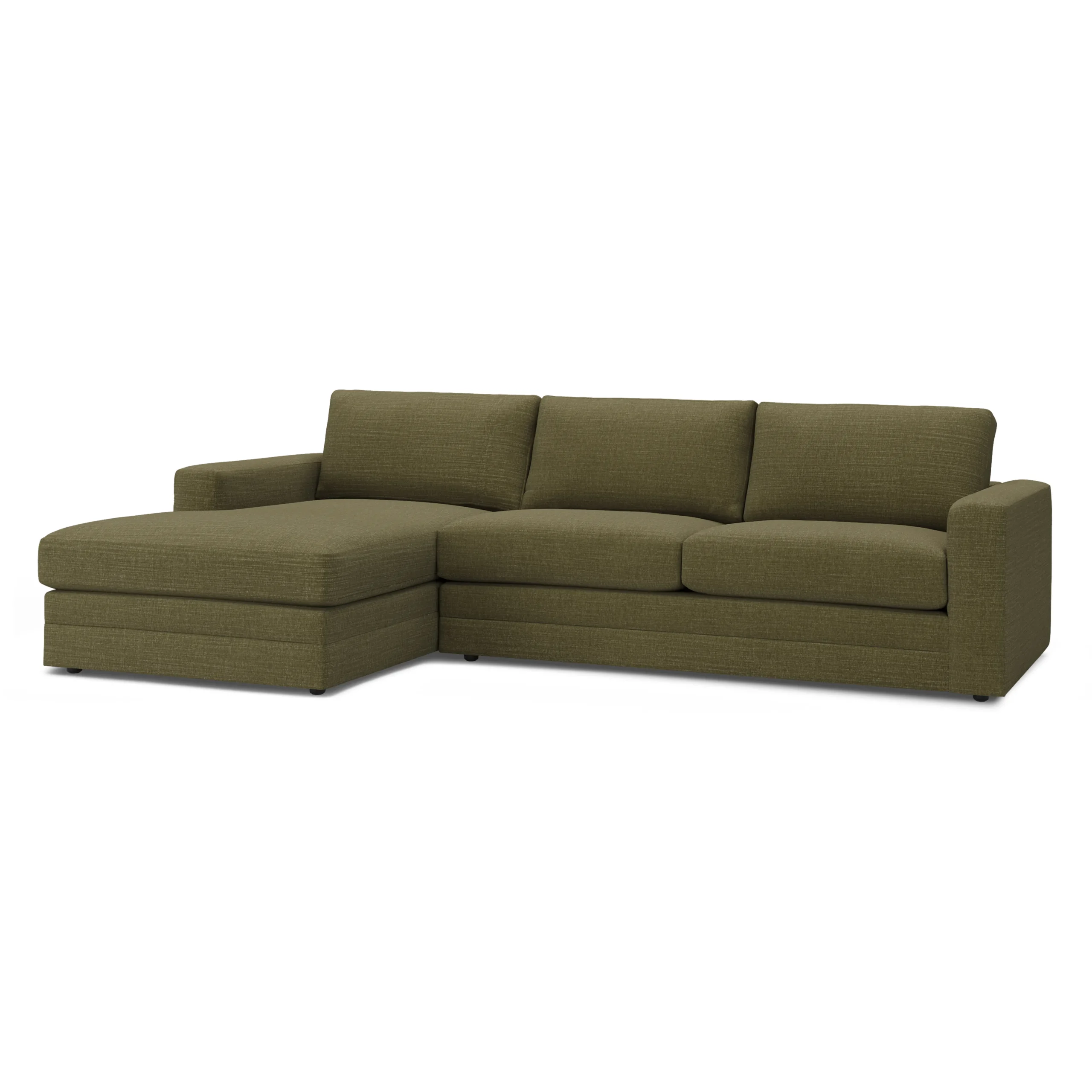 Riley 118.5_ Left Sectional - Napa Moss - Image 2