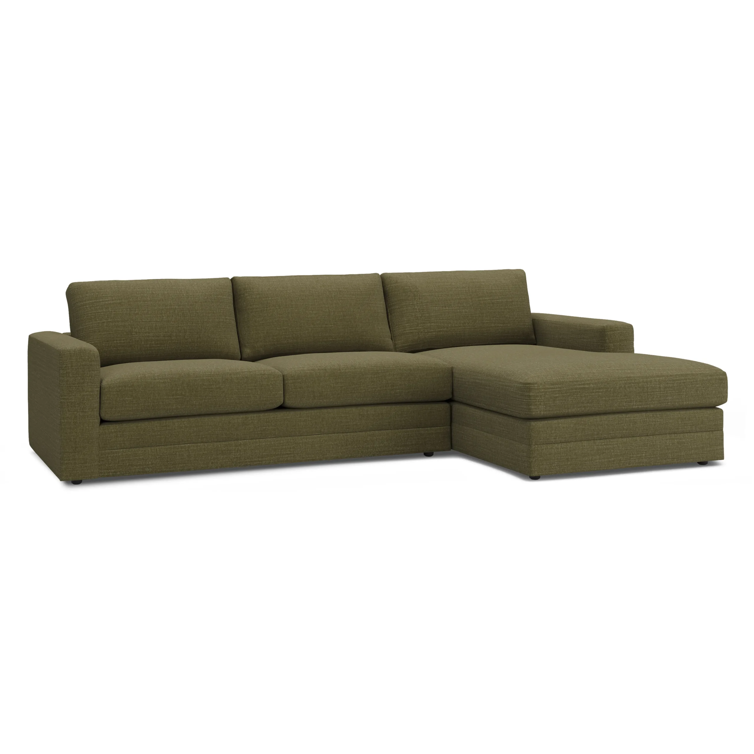 Riley 118.5_ Right Sectional - Napa Moss - Image 2