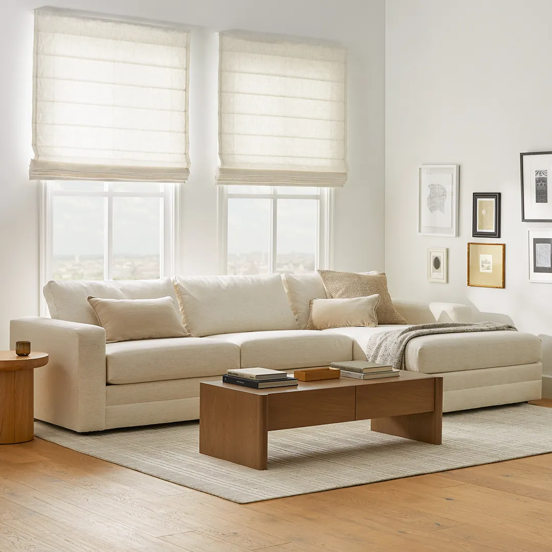 Riley 118.5_ Right Sectional - Napa White - Image 2