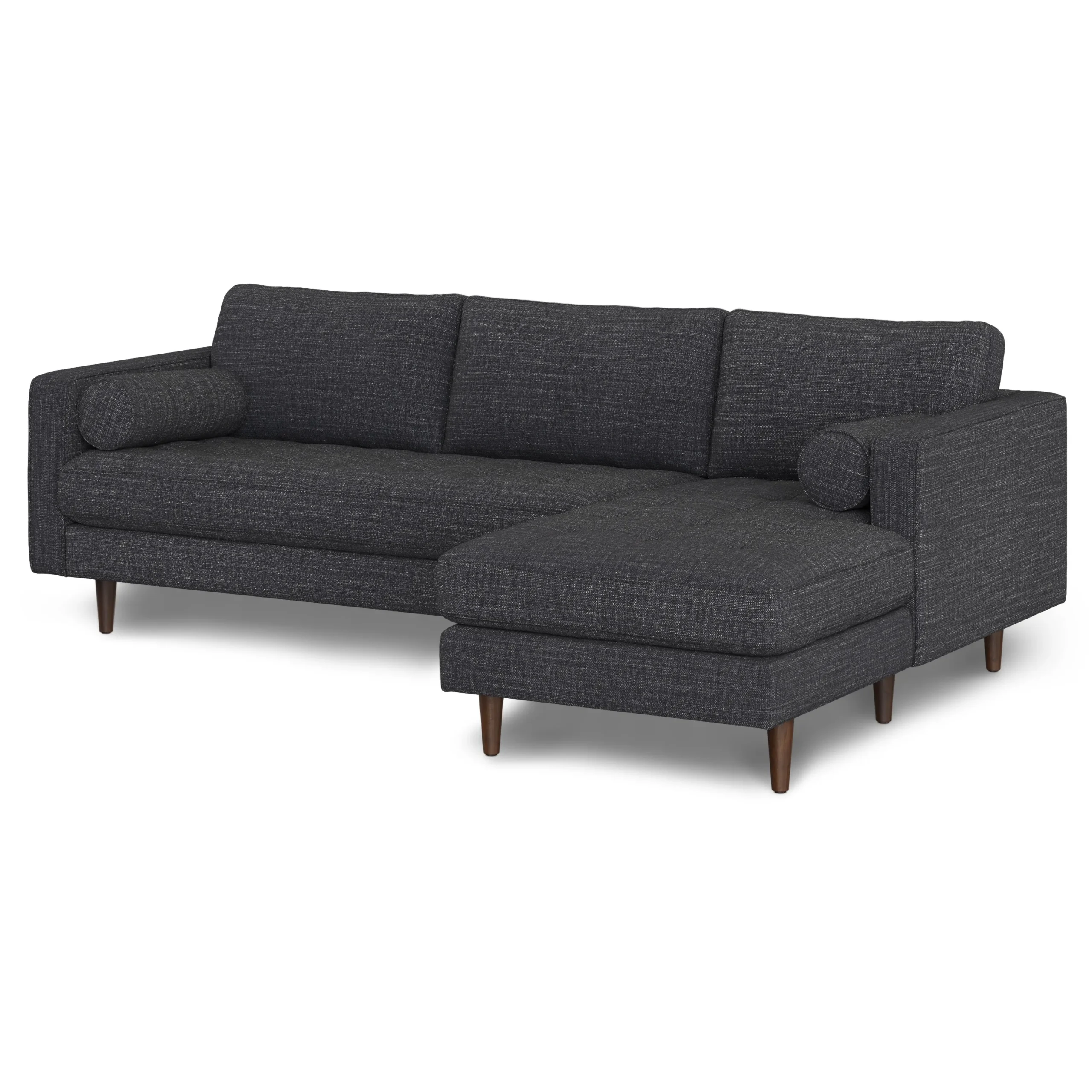 Sven 100_ Tufted Right Sectional - Napa Charcoal - Image 2