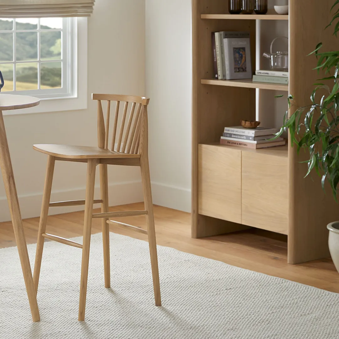 Seno Round Bar Table - Oak - Image 8