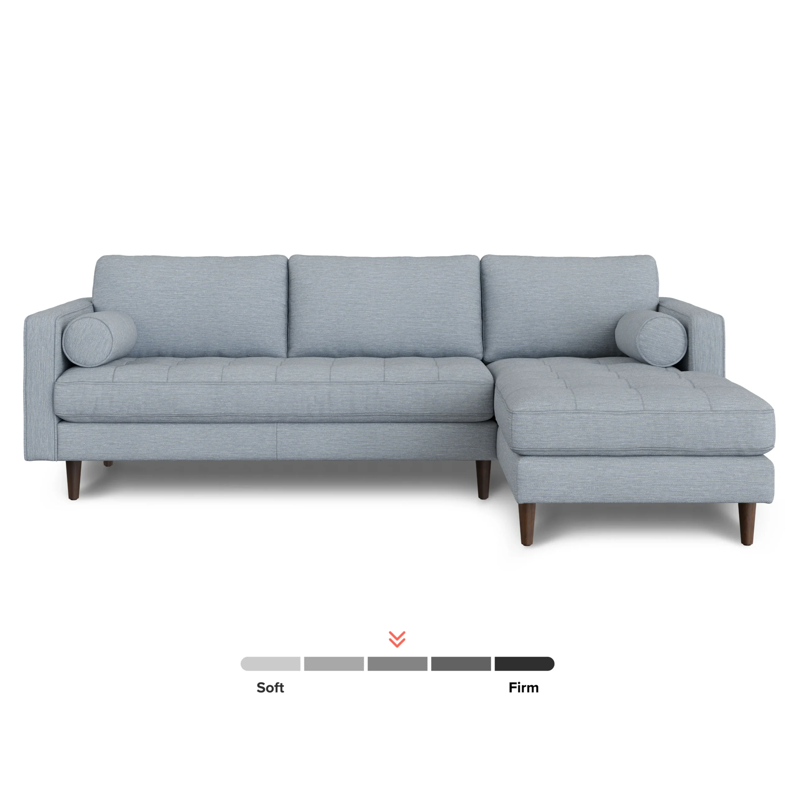 Sven 100_ Tufted Right Sectional - Silver Light Blue - Image 3