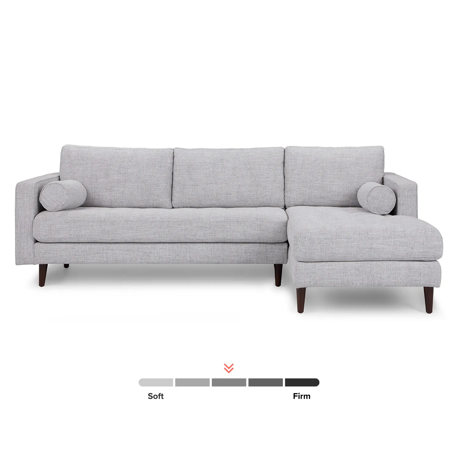 Sven 100_ Tufted Right Sectional - Stone Gray - Image 3