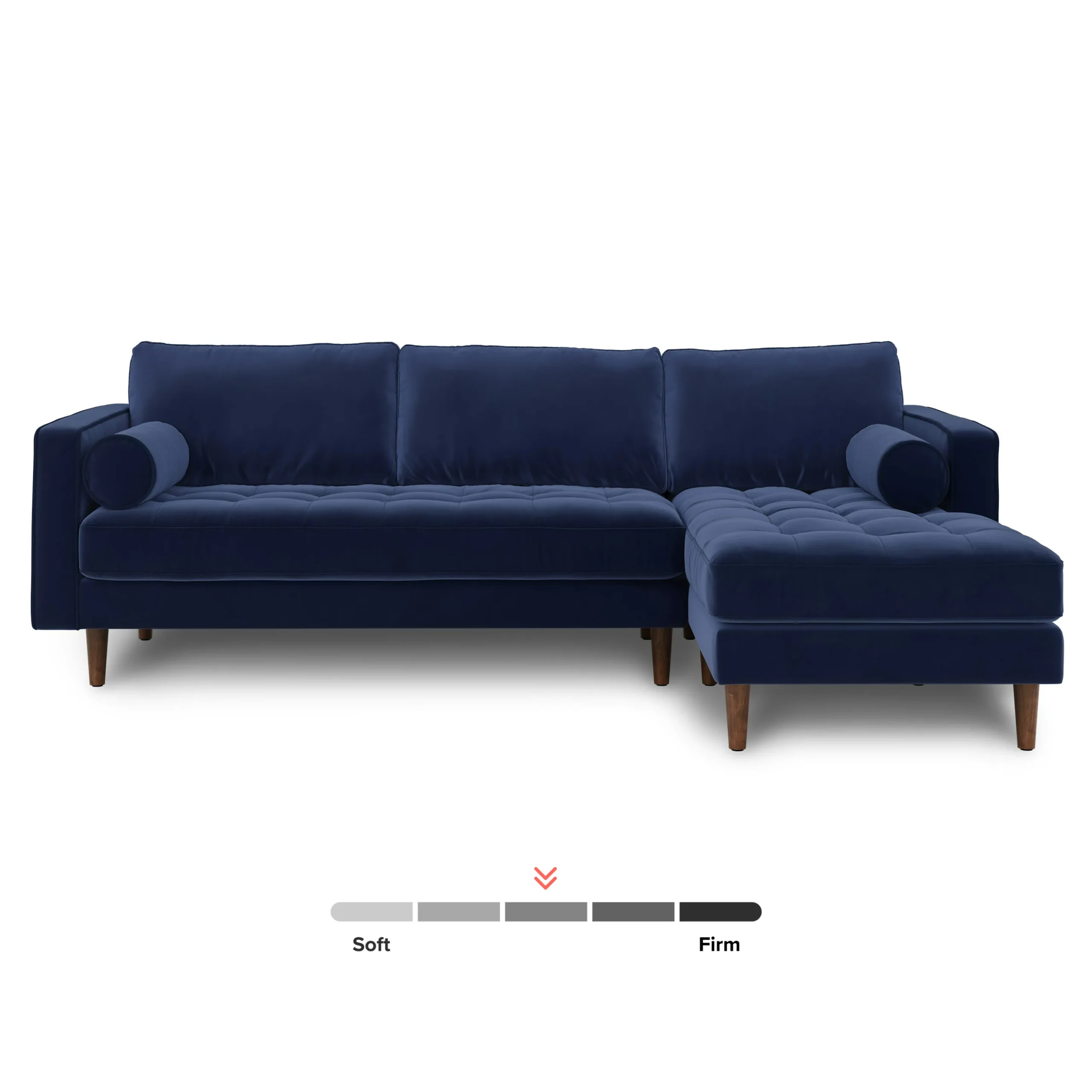 Sven 100_ Tufted Velvet Right Sectional - Plush Cascadia Blue - Image 3