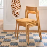 Gusfa Stackable Dining Chair - Oak