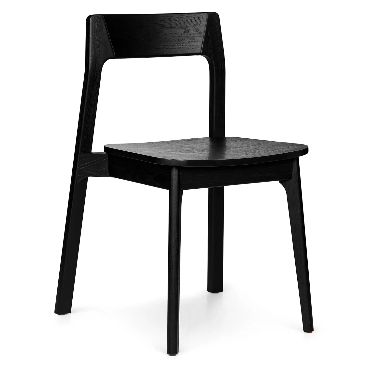 Gusfa Stackable Dining Chair - Black - Image 3