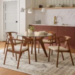 Fonra Dining Chair - Smoked Oak and Santolina Gray