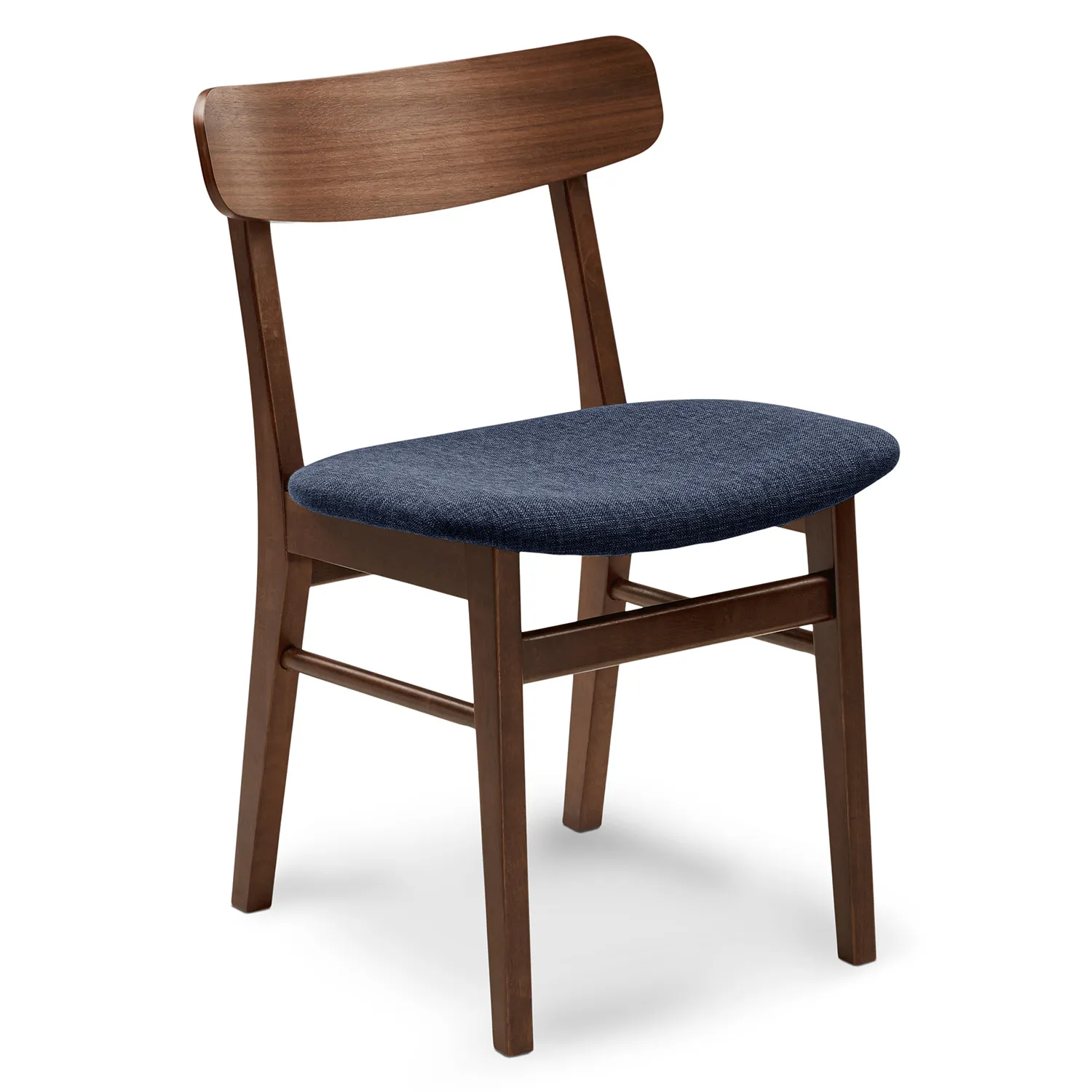 Ecole Dining Chair - Walnut and Seascape Blue - Image 3