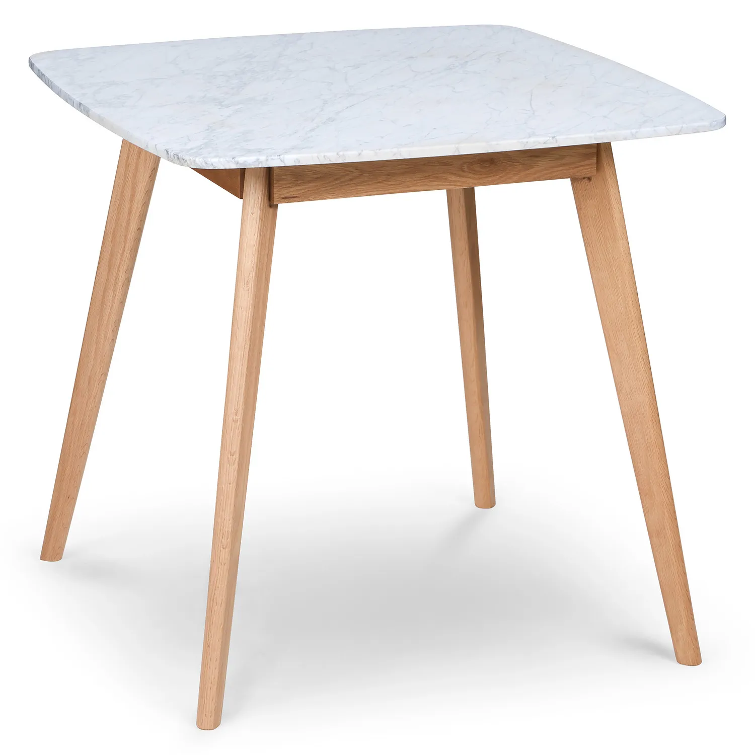 Vena Cafe Table - Oak and Marble - Image 3