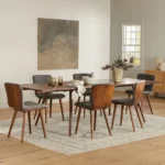 Seno 71_ - 110_ Extendable Dining Table - Walnut