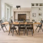Madera 86_ - 125_ Solid Wood Extendable Dining Table  - Oak