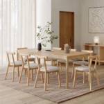 Heidi 62_ - 82.75_ Extendable Dining Table - White Oak