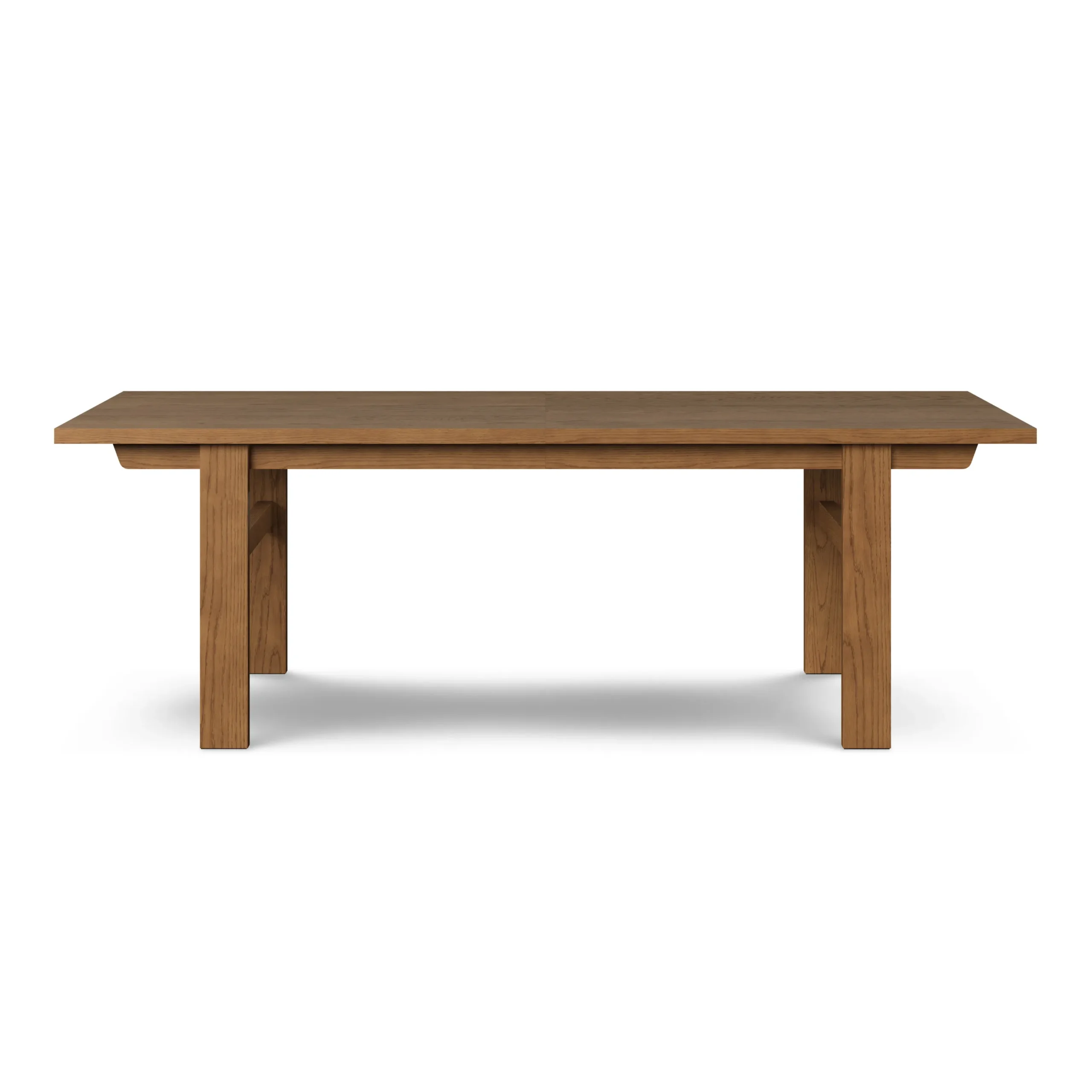 Gina 88.5_ - 112_ Extendable Dining Table - Smoked Oak - Image 4