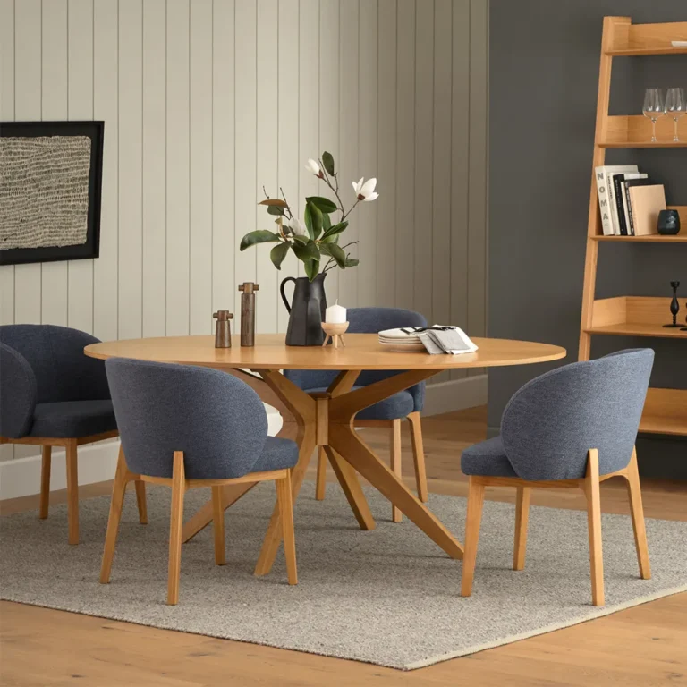 Conan 75_ Oval Dining Table - Oak