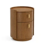 Miila 2-Drawer Nightstand - Smoked Oak