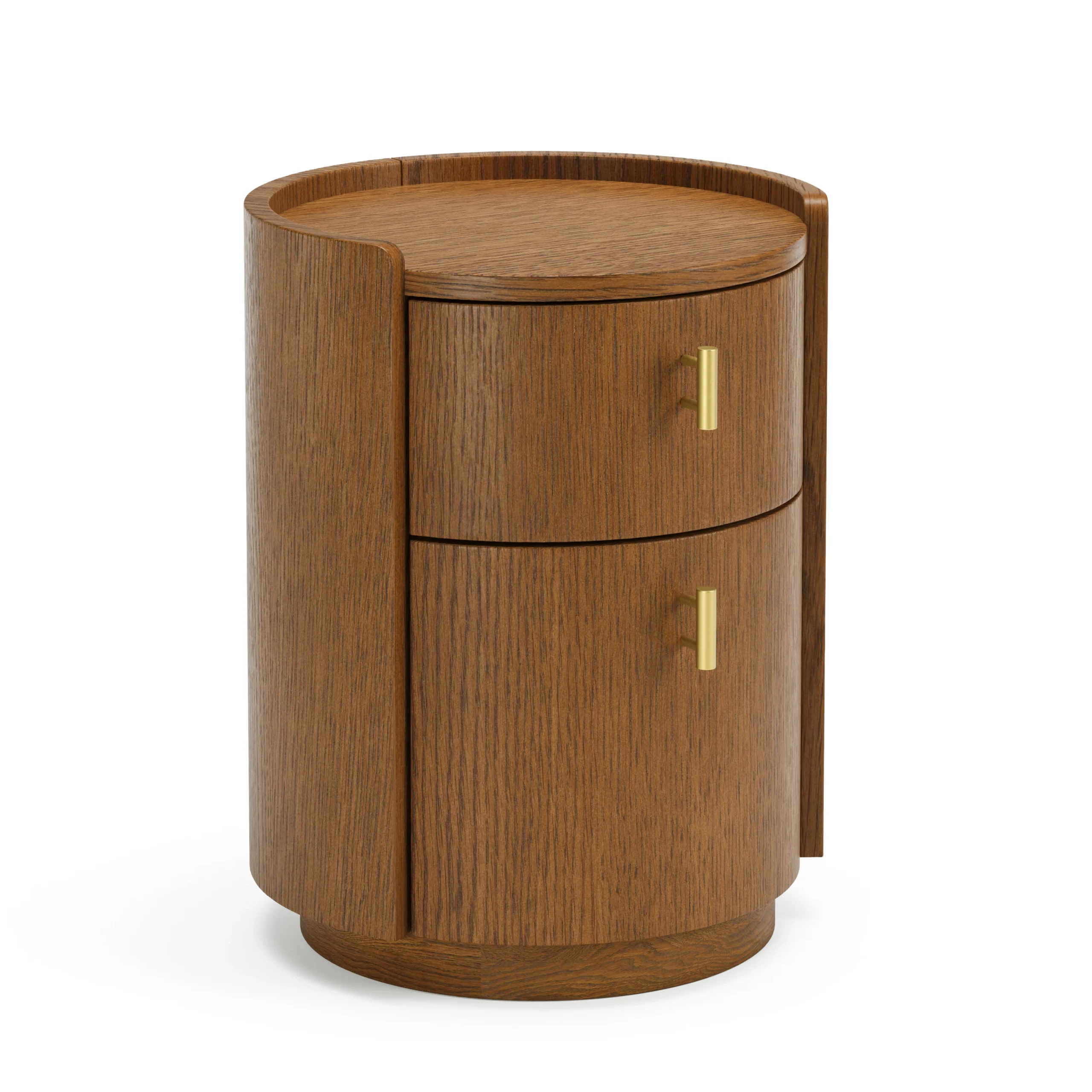 Miila 2-Drawer Nightstand - Smoked Oak - Image 3