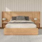 Leif Nightstand Extension Set - White Oak